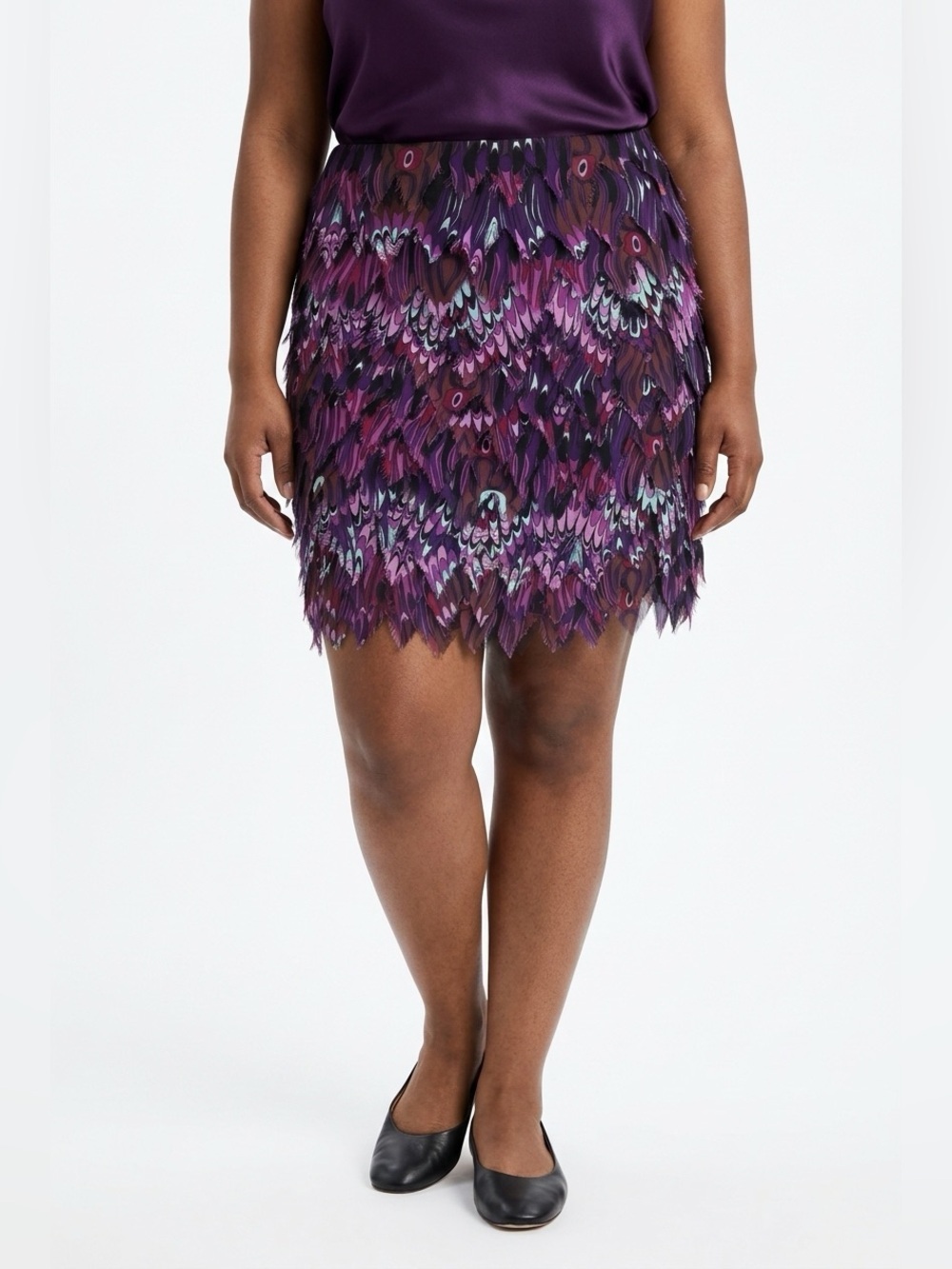 Vin rouge rag skirt
